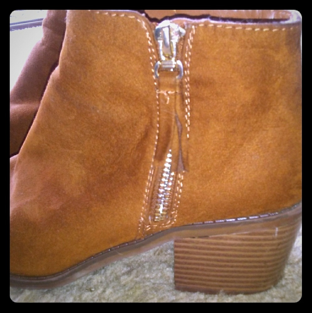 🎀cute brown ankle boots 👢